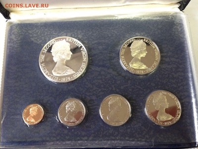 Марокко 20 франк 1929 г,Виргинские острова набор 1974 - Virgin Island set-1