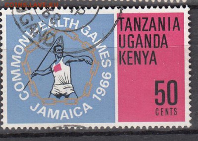 Кения Уганда Танзания 1966 спорт 1м 50с - 287