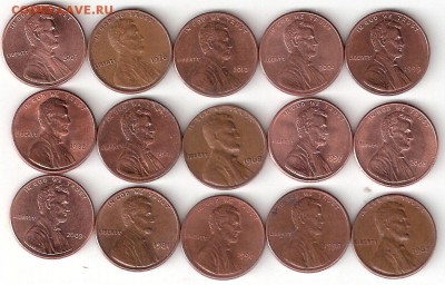 Одноцентовики США - 1cent P-15st p