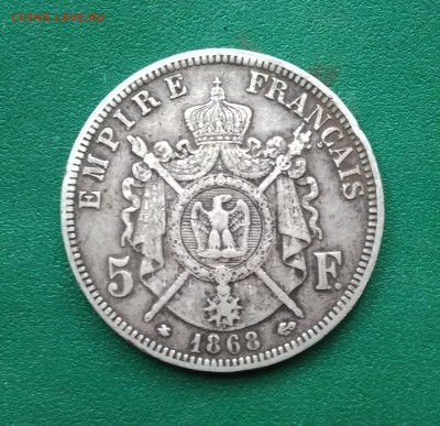 5 франков Наполеон 3 1868 до 18.06 - IMG_20180617_090752
