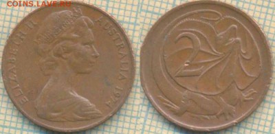 Австралия 2 цента 1974 г., до 24.06.2018 г. 22.00 по Москве - Австралия 2 цента 1974  1410
