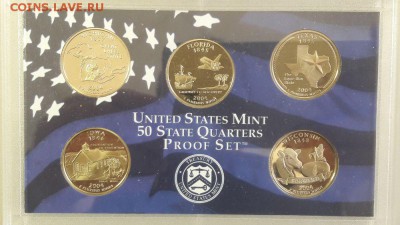 Штаты и территории- пруф сет 2004г., до 25.06 - США 2004-2