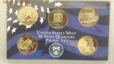 Штаты и территории- пруф сет 2008г., до 25.06 - США 2008-2