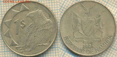 Намибия 1 доллар 2006 г., до 26.06.2018 г. 22.00 по Москве - Намибия 1 доллар 2006  1418