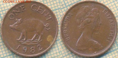 Бермуды 1 цент 1982 г., до 26.06.2018 г. 22.00 по Москве - Бермуды 1 цент 1982  1421