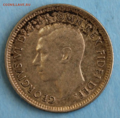 С РУБ.БРИТАНИЯ 6 пенсов  1951г. ГЕОРГ-VI до 26.06 в 22-00 - IMG_3280.JPG