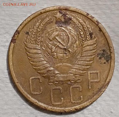 5 копеек 1955 года. Хорошая. До 22.06.2018 в 22:00. - 094