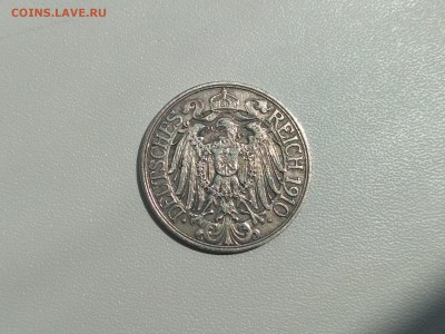 ГЕРМАНСКАЯ ИМПЕРИЯ,25 пфеннигов 1910Аг(никель)до 22.06.2018 - IMG_20180613_132138