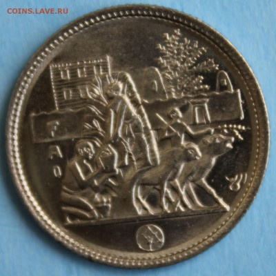 С РУБ. F.A.O ЕГИПЕТ 5 пиастр 1977г. КРЕСТЬЯНЕ UNC до 27.06 - IMG_3176.JPG