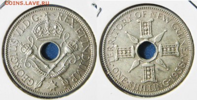 НОВАЯ ГВИНЕЯ 1 шиллинг 1938год  До 25.06 В 22-00МСК - шилинг