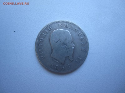 Италия, 1 лира 1863 с 300 руб. до 24.06.18 22.00 МСК - IMG_9920.JPG