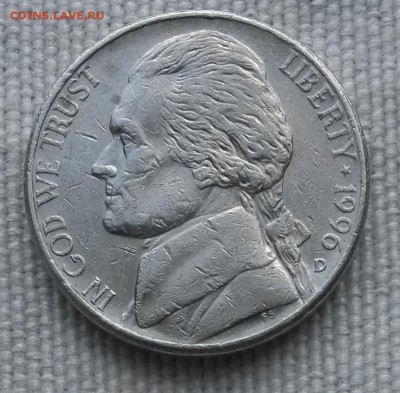 5 центов. США. 1996г.      до 21.00         28.06.18 - 2