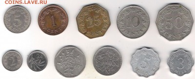 Мальта 12 монет с 1 рубля. До 28.06 в 22.10 - Мальта 12 монет