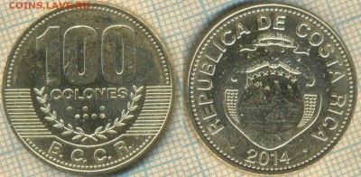 Коста-Рика 100 колонов 2014 г., до 29.06.2018 г. 22.00 по Мо - Коста Рика 100 колонов 2014 1505