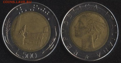 Италия 500 лир 1982 БИМ до 22:00мск 30.06.18 - Италия 500 лир 1982 БИМ