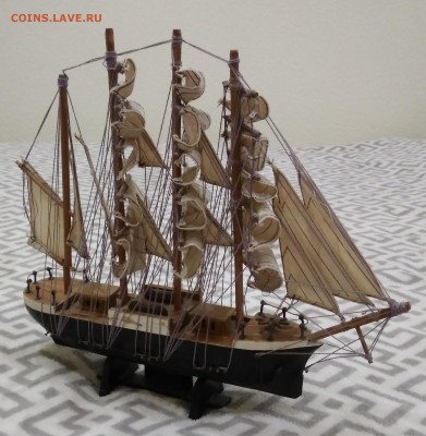 Модель парусника " Пассат". Дерево. - IMG_20180624_160337