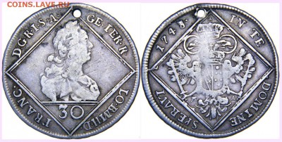 Австрия. - Austria_30kr_1748