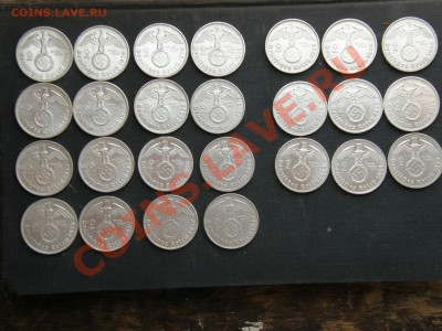 Серебро III Reich: двухмарочники 1937, 1938, 1939гг - P4280001.JPG
