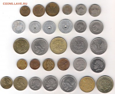 Греция 30 монет с 1 рубля. До 2.07 в 22.10 - Греция 30 монет.