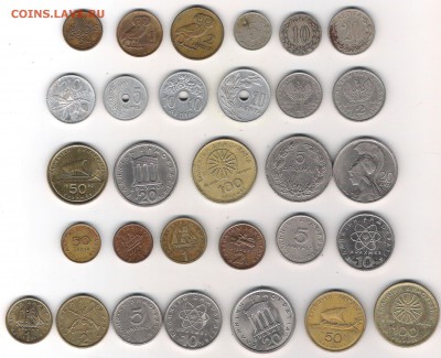 Греция 30 монет с 1 рубля. До 2.07 в 22.10 - Греция 30 монет