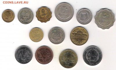 Ливан и Ливия 14 монет с 1 руб. До 2.07 в 22.10 - Ливан и Ливия 14 монет