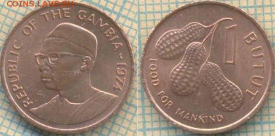 Гамбия 1 бутут 1974 г., до 02.07.2018 г. 22.00 по Москве - Гамбия 1 бутут 1974  1518