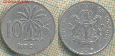 Нигерия 10 кобо 1976 г., до 02.07.2018 г. 22.00 по Москве - Нигерия 10 кобо 1976  1526