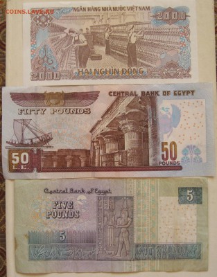 Египет 50 и 5 фунтов,и Вьетнам 2000 донгов. - IMG_6801.JPG