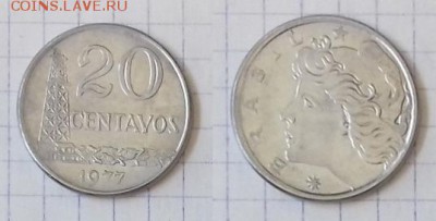 БРАЗИЛИЯ 20 сентаво 1977 до 3 июля 22-00 мск - БРАЗИЛИЯ 20 сентаво 1977 20180626_110602