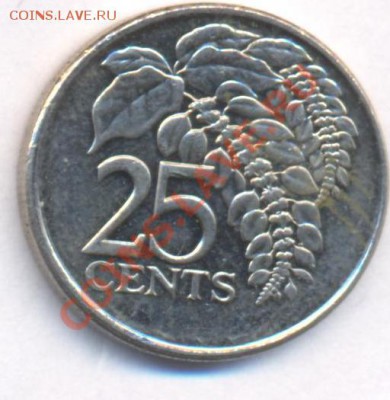 Тринидад и Тобаго 25 центов 2007 г. До 1.05.11 г. 20-00 МСК. - Тринидад.1