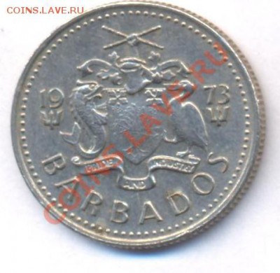 Барбадос 10 центов 1973 г. До 1.05.11 г. 20-00 МСК. - Барбадос
