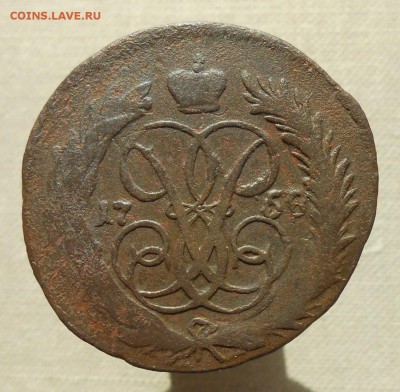 1 копейка 1758 г. перечекан с Шведского эре . - image (3)