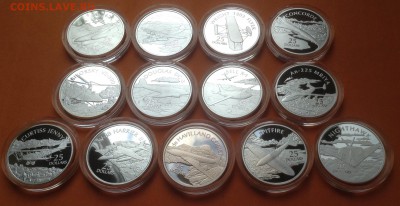 Соломоновы Остр. 25$ 2003г, 13 монет самолеты, до 03.07.18г - FullSizeRender (15)