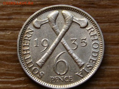 Южная Родезия 6 пенсов 1935 Ag до 30.06.18 в 22.00 М - IMG_5887.JPG