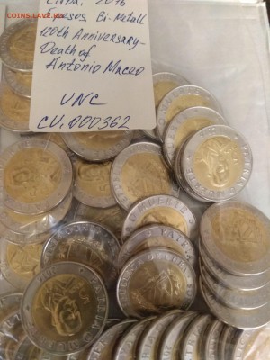 Куба. 2016. 5 песо. Антонио Мацео. UNC. ФИКС! 75₽ - 1530287607411686079684