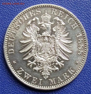 Пруссия 2 марки 1888. Фридрих. До 05.07.18 в 21:30 МСК. - Preussen-2-1888-.JPG