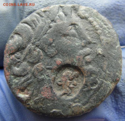 Антиохия на Оронте Тетрахалк 48 BC надчекан Клеопатры VII - 1