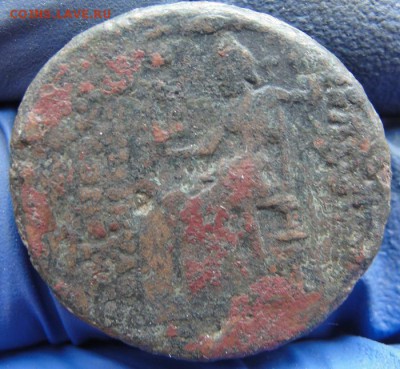 Антиохия на Оронте Тетрахалк 48 BC надчекан Клеопатры VII - 2