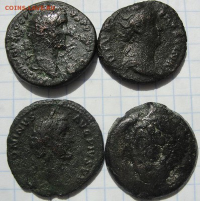 Два аса (Пий, Фаустина старшая), дупондий (Пий), Массинисса - 1