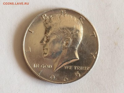 Ag 50 центов США 1965 до 6.07.2018 22.00 мск - image