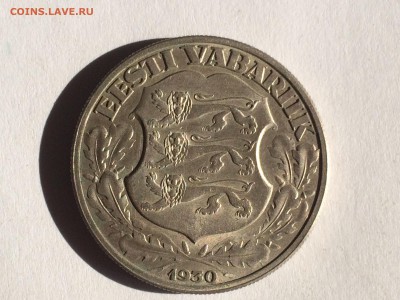 Эстония 2 кроны 1930 Замок Тоомпеа в Таллине до 6.07 - image