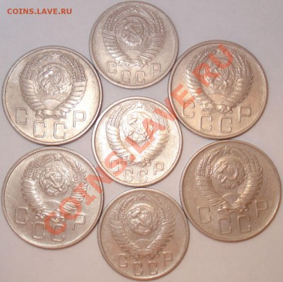 16 монет никель до 1961 г., 02.05.11 в 20-00 МСК - 20,15 коп