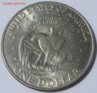 1 доллар США Орёл 1972. Старт 150 рублей. - 1 доллар США Орёл 1972 - 1