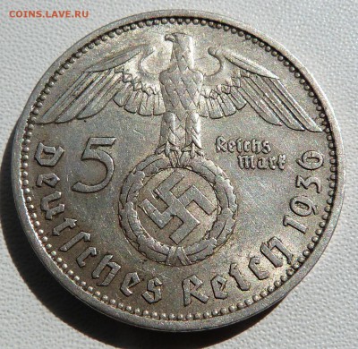 5 марок 1936г. (свастика) -до 10.07.18 в 22.00 МСК - P1080215.JPG