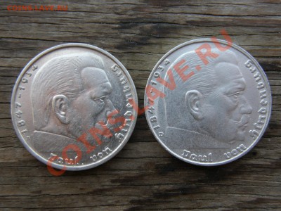 Серебро III Reich: двухмарочники 1937, 1938, 1939гг - P4300002.JPG