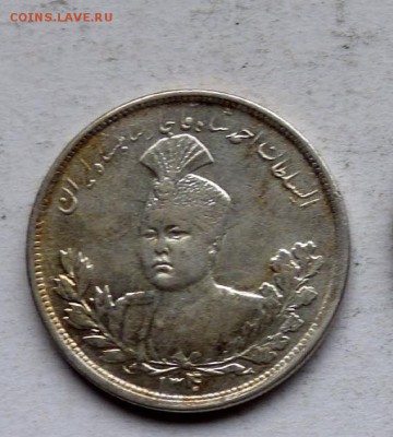 Персия Иран 5000 динар 5 кран 1922 г. (1340 г.) Султан Ахмад - persija_iran_5000_dinar_5_kran_1922_g_1340_g_sultan_akhmad_shakh_vf_serebro_krona_shajba (1)