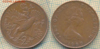 Мэн 2 пенса 1980 г. , до 12.07.2018 г. 22.00 по Москве - Мэн 2 пенса 1980  1640