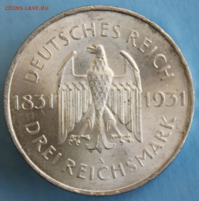 RAR ГЕРМАНИЯ 3 марк 1931г. ШТЕЙН В КОЛЛЕКЦИЮ до 19.7 - IMG_3300.JPG