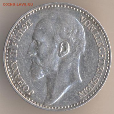 1 крона Люксембург 1904 г. - 2