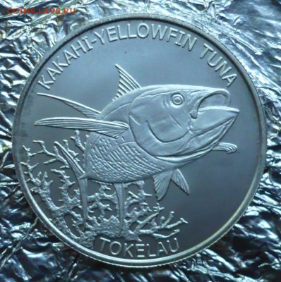 Токелау 2 доллара 2014 Желтопёрый тунец.08.07.2018 в 22:10 - P2270387.JPG